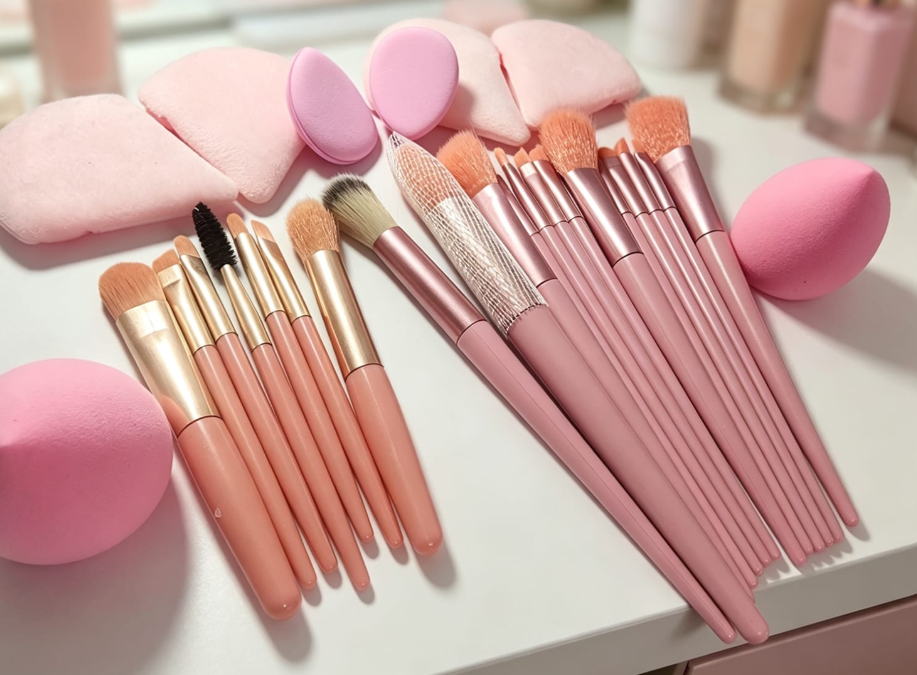 32-Piece Professional Makeup Brush Set with Storage Bag – Every Brush You'll Ever Need